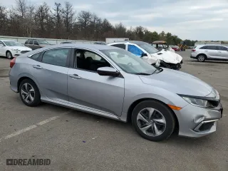 2019 Honda Civic Sedan LX with VIN 2HGFC2F62KH575600, listed as a Copart auction lot 50472195 with 50,016 mi miles and Salvage Title. Bid and sale history available at carsss.com. Image 4.