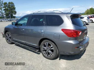 2017 Nissan Pathfinder Platinum с VIN 5N1DR2MMXHC632073, выставлен на аукционе Copart как лот 59434885 с пробегом 79 105 миль миль и Списание • Salvage title. История ставок и продаж доступна на DreamBid. Изображение 2.