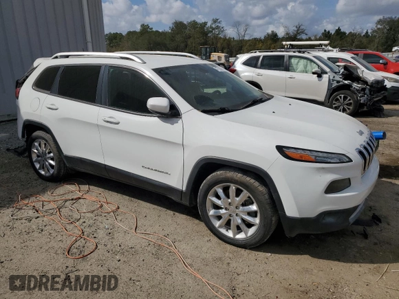2017 Jeep Cherokee Limited with VIN 1C4PJLDS7HW507592, listed as a Copart auction lot 47793065 with 90,653 mi miles and Salvage Title. Bid and sale history available at carsss.com. Image 4.
