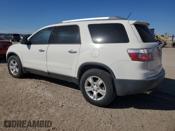 2010 GMC Acadia SLE with VIN 1GKLVLED8AJ152121, listed as a Copart auction lot 49123225 with 206,645 mi miles and Salvage Title. Bid and sale history available at DreamBid. Image 2.