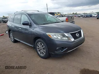 2014 Nissan Pathfinder SL with VIN 5N1AR2MNXEC635496, listed as a IAAI auction lot 42196222 with 177,254 mi miles and . Bid and sale history available at DreamBid. Image 1.