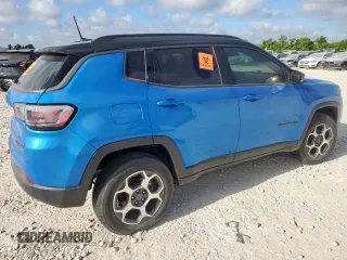 2022 Jeep Compass Trailhawk with VIN 3C4NJDDB6NT162831, listed as a Copart auction lot 66130235 with 34,762 mi miles and Salvage title. Bid and sale history available at DreamBid. Image 3.