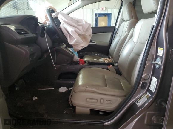2014 Honda CR-V EX-L with VIN 2HKRM4H78EH698758, listed as a Copart auction lot 51436625 with 129,291 mi miles and Salvage Title. Bid and sale history available at carsss.com. Image 7.