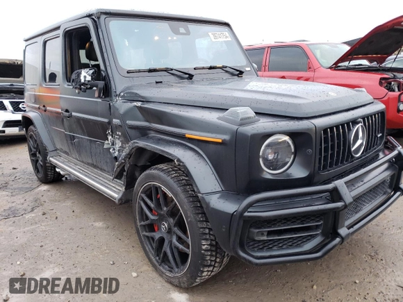 2019 Mercedes-Benz G 63 AMG with VIN WDCYC7HJ3KX319459, listed as a Copart auction lot 39741754 with 48,094 mi miles and . Bid and sale history available at DreamBid. Image 4.