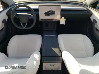 2024 Tesla Model 3 with VIN 5YJ3E1EA2RF859983, listed as a Copart auction lot 48044865 with 2,277 mi miles and Salvage Title. Bid and sale history available at DreamBid. Image 8.