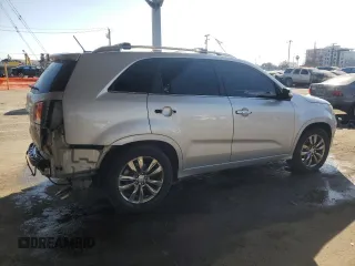 2011 Kia Sorento SX with VIN 5XYKW4A28BG170568, listed as a Copart auction lot 44372555 with 218,737 mi miles and Salvage Title. Bid and sale history available at carsss.com. Image 3.