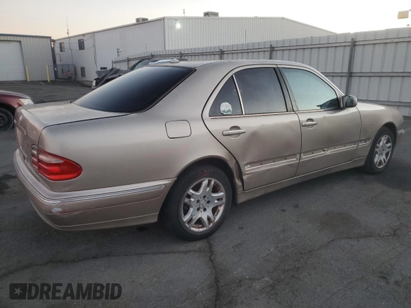 2001 Mercedes-Benz E-Class with VIN WDBJF70J31B293515, listed as a Copart auction lot 79318294 with 0 mi miles and Salvage Title. Bid and sale history available at carsss.com. Image 3.