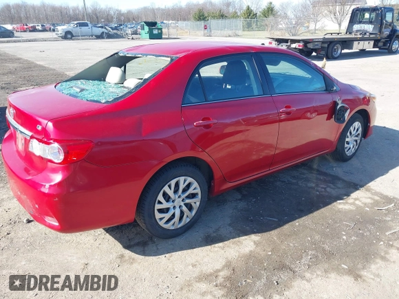 2013 Toyota Corolla L with VIN 2T1BU4EE4DC102938, listed as a IAAI auction lot 41822212 with 89,079 mi miles. Bid and sale history available at carsss.com. Image 4.