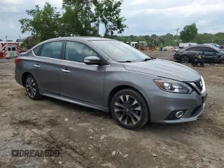 2017 Nissan Sentra SR with VIN 3N1AB7AP9HY237576, listed as a Copart auction lot 58853165 with 93,720 mi miles and Salvage title. Bid and sale history available at DreamBid. Image 4.