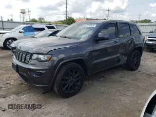2018 Jeep Grand Cherokee Laredo E with VIN 1C4RJFAG6JC387334, listed as a Copart auction lot 64197034 with 57,992 mi miles and Salvage Title. Bid and sale history available at carsss.com. Image 1.