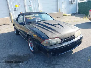1987 Ford Mustang with VIN 1FABP40E4HF227990, listed as a IAAI auction lot 42839831 with 105,422 mi miles and . Bid and sale history available at DreamBid. Image 1.