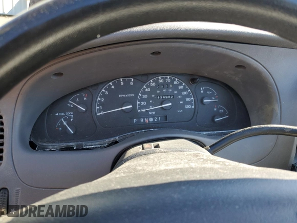 2003 Ford Ranger XL with VIN 1FTYR10UX3TA19062, listed as a Copart auction lot 53805185 with 134,982 mi miles and Salvage title. Bid and sale history available at DreamBid. Image 9.