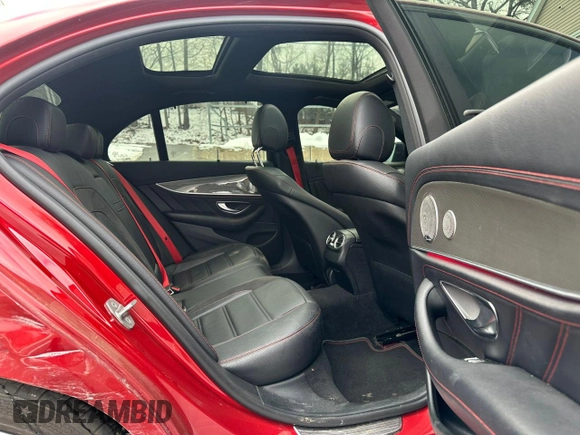 2018 Mercedes-Benz E-Class AMG E 43 with VIN WDDZF6EBXJA400569, listed as a Copart auction lot 88734025 with 36,022 mi miles and Clean Title. Bid and sale history available at carsss.com. Image 9.