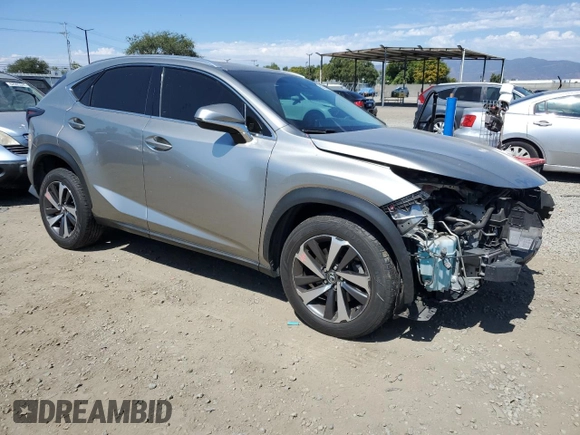 2019 Lexus NX 300 with VIN JTJYARBZ6K2119305, listed as a Copart auction lot 62756135 with 82,685 mi miles and Salvage title. Bid and sale history available at DreamBid. Image 4.