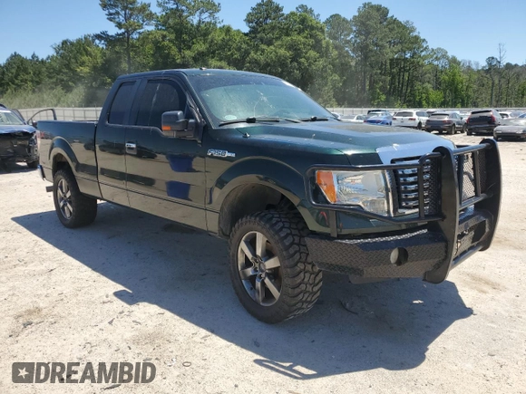 2012 Ford F-150 XL with VIN 1FTFX1EF3CFC83035, listed as a Copart auction lot 57973525 with 361,576 mi miles and Salvage title. Bid and sale history available at DreamBid. Image 4.