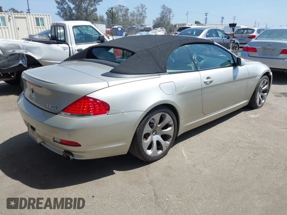 2007 BMW 6 Series 650i z VIN WBAEK135X7CN83521, wystawiony jako IAAI lot #42078828 z przebiegiem 55 444 mil mil oraz . Historia ofert i sprzedaży dostępna na DreamBid. Obrazek 4.