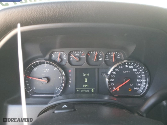 2018 Chevrolet Silverado 1500 LS with VIN 1GCNCNEH6JZ165492, listed as a Copart auction lot 76490794 with 88,820 mi miles and Salvage Title. Bid and sale history available at carsss.com. Image 9.