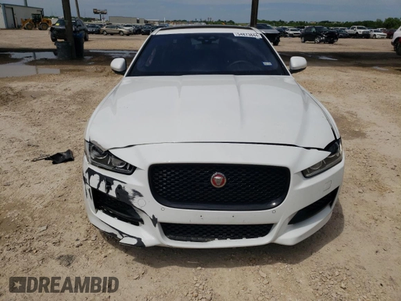 2018 Jaguar XE with VIN SAJAF4FX0JCP33858, listed as a Copart auction lot 54873844 with 46,402 mi miles and Salvage Title. Bid and sale history available at DreamBid. Image 5.
