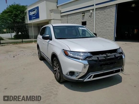 2019 Mitsubishi Outlander ES with VIN JA4AZ3A36KZ048504, listed as a Copart auction lot 59570195 with 92,473 mi miles and Salvage title. Bid and sale history available at DreamBid. Image 14.