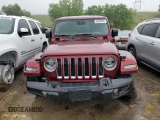 2021 Jeep Wrangler Unlimited Sahara с VIN 1C4JJXP6XMW676754, выставлен на аукционе Copart как лот 58538655 с пробегом 49 785 миль миль и Списание • Salvage title. История ставок и продаж доступна на DreamBid. Изображение 5.
