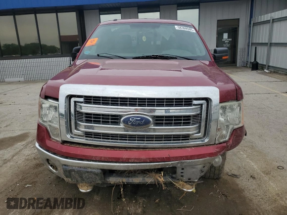 2013 Ford F-150 XL with VIN 1FTFW1ET7DFD24499, listed as a Copart auction lot 58368505 with 182,513 mi miles and Salvage title. Bid and sale history available at DreamBid. Image 5.