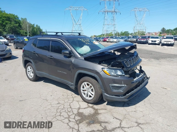 2018 Jeep Compass Sport с VIN 3C4NJCAB9JT411468, выставлен на аукционе IAAI как лот 42408617 с пробегом 86 042 миль миль и . История ставок и продаж доступна на DreamBid. Изображение 1.