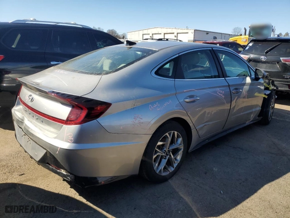 2020 Hyundai Sonata SEL with VIN 5NPEL4JA5LH049844, listed as a Copart auction lot 49001515 with 61,720 mi miles and Salvage Title. Bid and sale history available at carsss.com. Image 3.