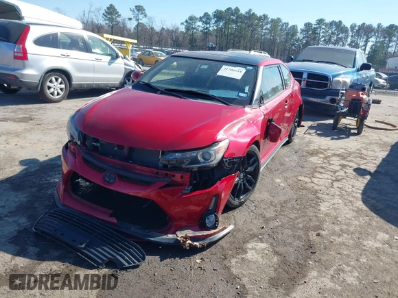 2016 Scion tC with VIN JTKJF5C78GJ025704, listed as a IAAI auction lot 41706518 with 29,460 mi miles. Bid and sale history available at carsss.com. Image 17.