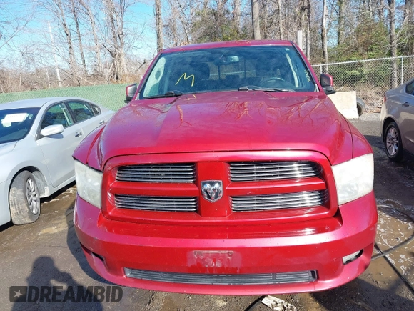 2012 Ram 1500 Sport with VIN 1C6RD7MT9CS161603, listed as a IAAI auction lot 41202927 with 212,522 mi miles and . Bid and sale history available at DreamBid. Image 13.