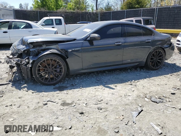 2016 BMW M6 with VIN WBS6E9C5XGG437084, listed as a Copart auction lot 53632315 with 108,151 mi miles and Salvage title. Bid and sale history available at DreamBid. Image 1.