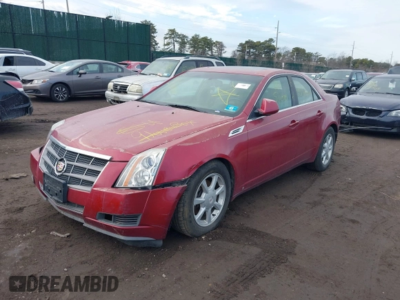 2008 Cadillac CTS AWD w/1SA with VIN 1G6DG577880193090, listed as a IAAI auction lot 41451752 with 999,999 mi miles. Bid and sale history available at carsss.com. Image 2.