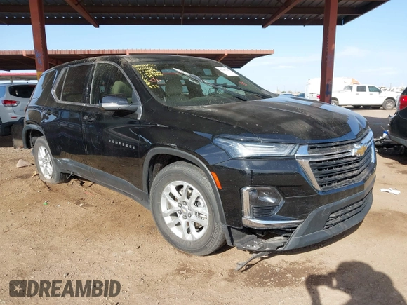 2022 Chevrolet Traverse LS with VIN 1GNERFKW5NJ158391, listed as a IAAI auction lot 41287326 with 28,660 mi miles and . Bid and sale history available at DreamBid. Image 1.