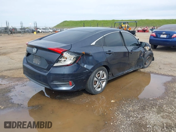 2016 Honda Civic Sedan LX with VIN 19XFC2F55GE222468, listed as a IAAI auction lot 41834508 with 1 mi miles. Bid and sale history available at carsss.com. Image 4.