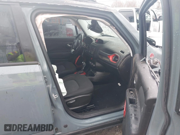 2016 Jeep Renegade Trailhawk with VIN ZACCJBCT1GPE21919, listed as a IAAI auction lot 41928423 with 80,982 mi miles and . Bid and sale history available at carsss.com. Image 5.