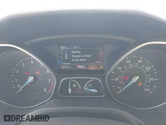 2015 Ford Focus SE with VIN 1FADP3F23FL329375, listed as a IAAI auction lot 42170945 with 114,180 mi miles. Bid and sale history available at carsss.com. Image 7.