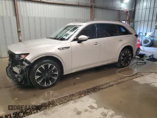 2024 Mazda CX-90 S z VIN JM3KK1HCXR1146962, wystawiony jako Copart lot #79016424 z przebiegiem 22 485 mil mil oraz Czysty tytuł • Clean title. Historia ofert i sprzedaży dostępna na DreamBid. Obrazek 1.