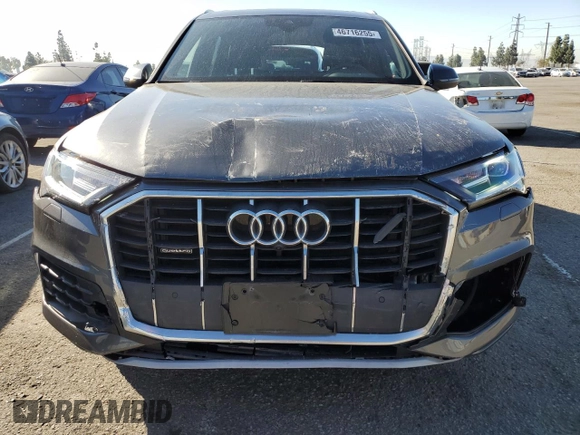2020 Audi Q7 Premium with VIN WA1AJAF7XLD007623, listed as a Copart auction lot 46716255 with 28,082 mi miles and Salvage Title. Bid and sale history available at carsss.com. Image 5.
