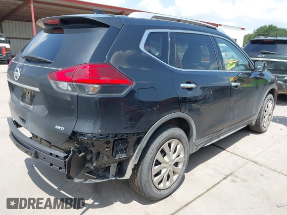 2017 Nissan Rogue S with VIN JN8AT2MV1HW003855, listed as a IAAI auction lot 42431901 with 98,400 mi miles and . Bid and sale history available at DreamBid. Image 4.