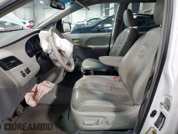 2013 Toyota Sienna XLE AAS with VIN 5TDYK3DC9DS330919, listed as a Copart auction lot 59094495 with 147,638 mi miles and Salvage title. Bid and sale history available at DreamBid. Image 7.