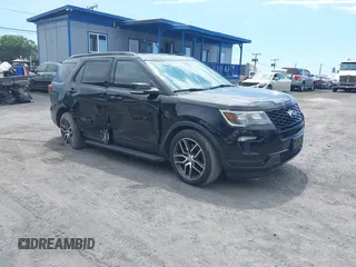 2019 Ford Explorer Sport with VIN 1FM5K8GT9KGA10143, listed as a IAAI auction lot 41935836 with 62,531 mi miles and . Bid and sale history available at DreamBid. Image 1.