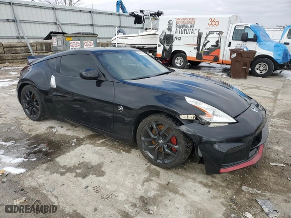 2017 Nissan 370Z with VIN JN1AZ4EH1HM954473, listed as a Copart auction lot 46023905 with 86,924 mi miles and Salvage Title. Bid and sale history available at carsss.com. Image 4.