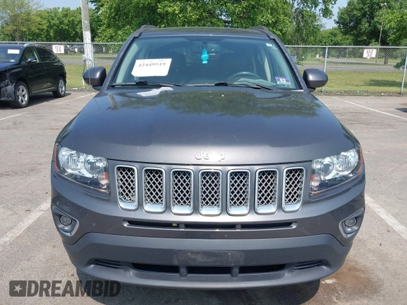 2017 Jeep Compass Latitude with VIN 1C4NJDEB4HD114026, listed as a IAAI auction lot 42449519 with 97,877 mi miles and . Bid and sale history available at DreamBid. Image 12.