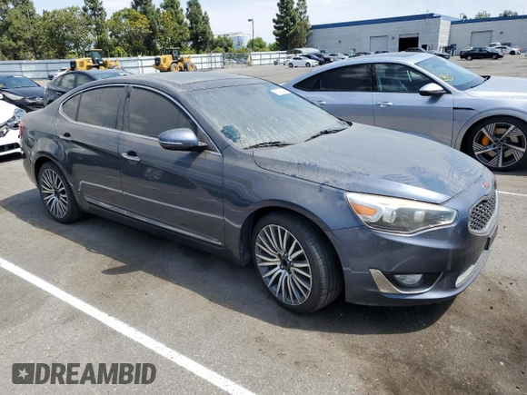 2014 Kia Cadenza Premium with VIN KNALN4D70E5123334, listed as a Copart auction lot 70292344 with 0 mi miles and Clean Title. Bid and sale history available at carsss.com. Image 4.