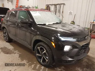 2021 Chevrolet TrailBlazer RS with VIN KL79MUSL3MB155837, listed as a IAAI auction lot 41505499 with 80,806 mi miles. Bid and sale history available at carsss.com. Image 1.