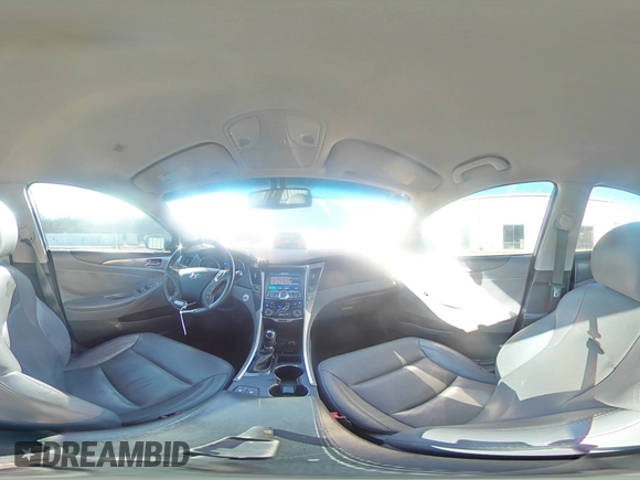 2013 Hyundai Sonata with VIN KMHEC4A45DA100032, listed as a Copart auction lot 46705995 with 124,544 mi miles and Salvage Title. Bid and sale history available at DreamBid. Image 12.