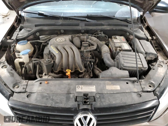 2012 Volkswagen Jetta Sedan S w/Sunroof with VIN 3VW2K7AJ5CM397108, listed as a Copart auction lot 49653075 with 204,730 mi miles and Salvage Title. Bid and sale history available at carsss.com. Image 11.