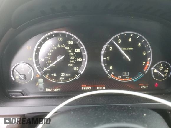 2011 BMW 7 Series 750Li with VIN WBAKB8C53BCY66203, listed as a Copart auction lot 55884985 with 87,593 mi miles and Clean title. Bid and sale history available at DreamBid. Image 9.