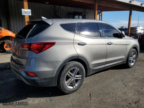 2017 Hyundai Santa Fe Sport 2.4L with VIN 5NMZT3LB4HH046200, listed as a Copart auction lot 46535115 with 112,594 mi miles and Salvage Title. Bid and sale history available at carsss.com. Image 3.