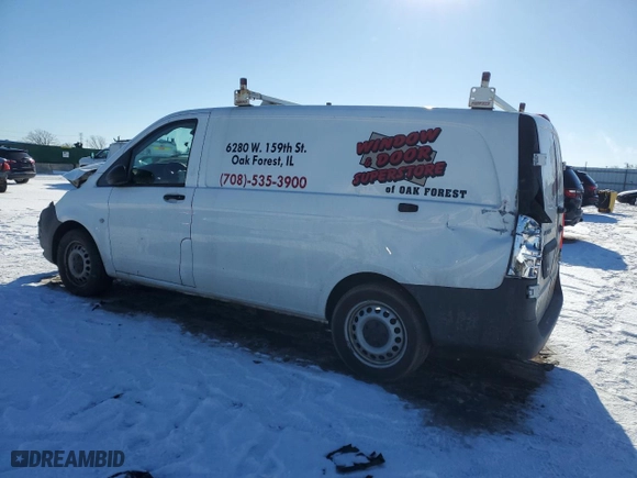 2021 Mercedes-Benz Metris Cargo Van with VIN W1YV0BEY6M3905178, listed as a Copart auction lot 88217365 with 51,611 mi miles and Salvage Title. Bid and sale history available at carsss.com. Image 2.
