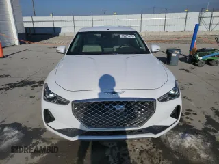 2019 Genesis G70 2.0T Sport with VIN KMTG24LA5KU027258, listed as a Copart auction lot 88981855 with 41,826 mi miles and Salvage Title. Bid and sale history available at carsss.com. Image 5.